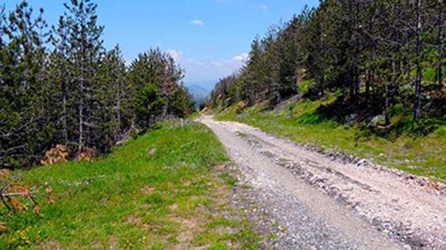 Driving the wild 4x4 road to Qafe Barit in northern Albania