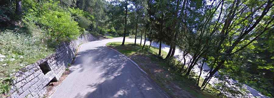 Driving Through the Curvy SP11 Road in Trentino