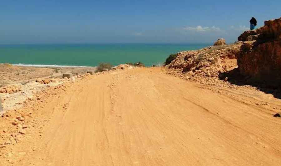 Driving through the exciting coastal Lafogoray Road