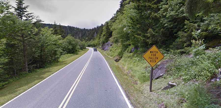 Driving to Clingmans Dome, the Highest Point in the Smokies