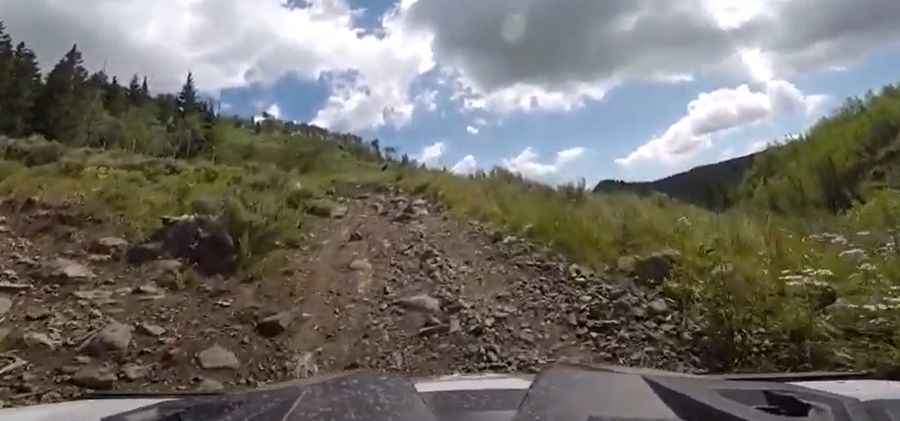 Driving to Mackinaw Lake is not a piece of cake