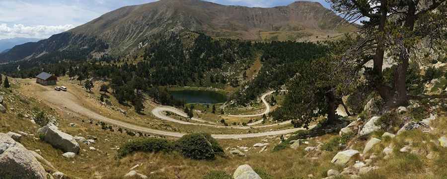 Estanys de la Pera, one of the highest roads of Spain