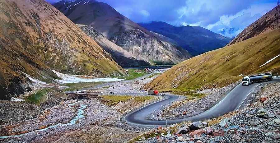 Georgian Military Road: a major route from Georgia to Russia