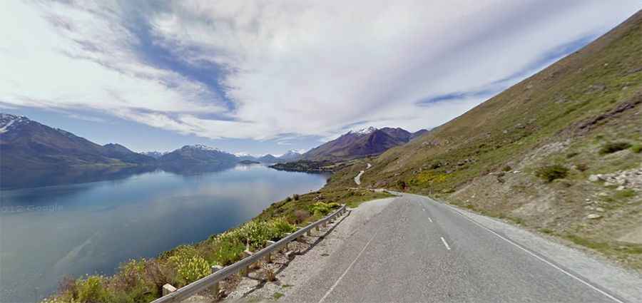 Glenorchy-Queenstown Road is a great drive with spectacular views