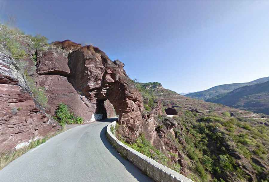 Gorges de Daluis is a balcony road in France