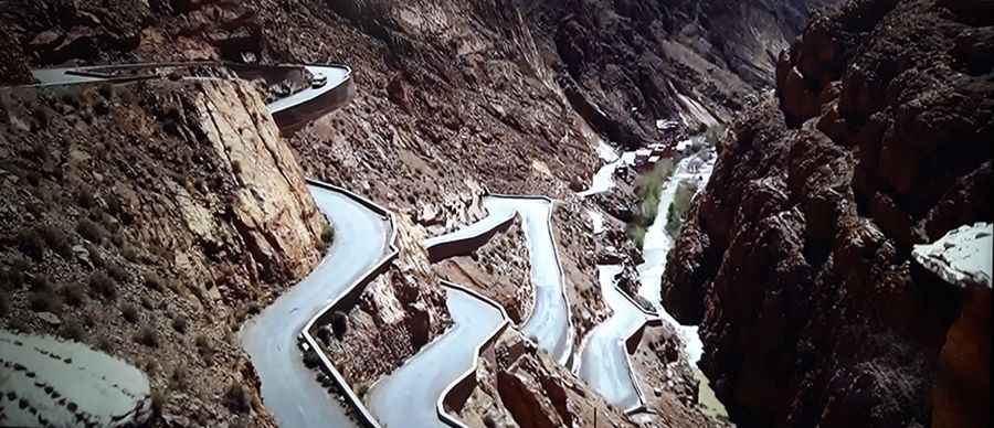 Gorges du Dades, where you will be driving just 12 inches from the side of the mountain