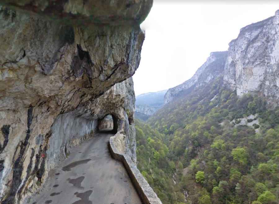 Gorges du Nan is a defiant balcony road in France