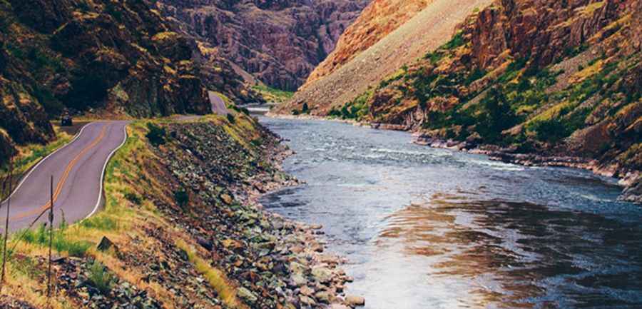 Hells Canyon Road is A Majestic Drive Along the Snake River Between Idaho and Oregon