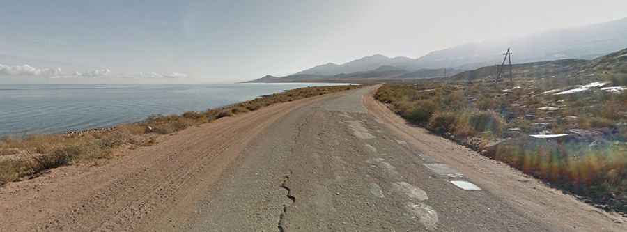Highway A363/Issyk-Kul Lake