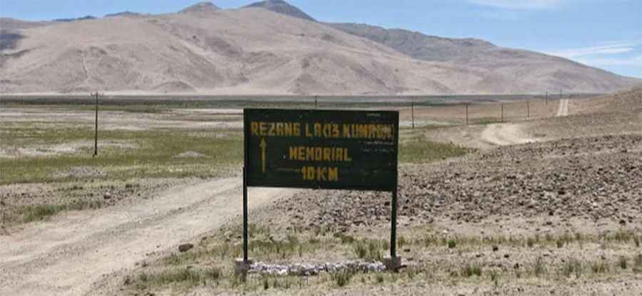 How challenging is the road to Rezang La?