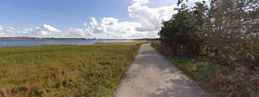 How Long is Egholm Road?