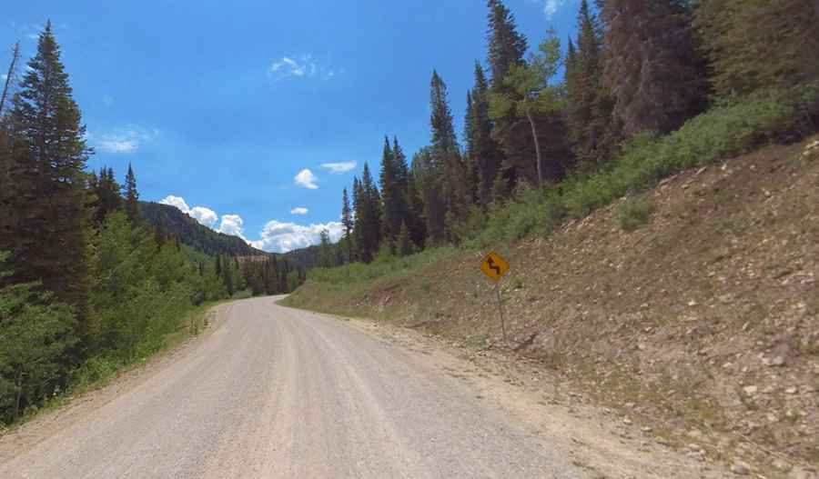 How long is Ephraim Canyon Road in Utah?