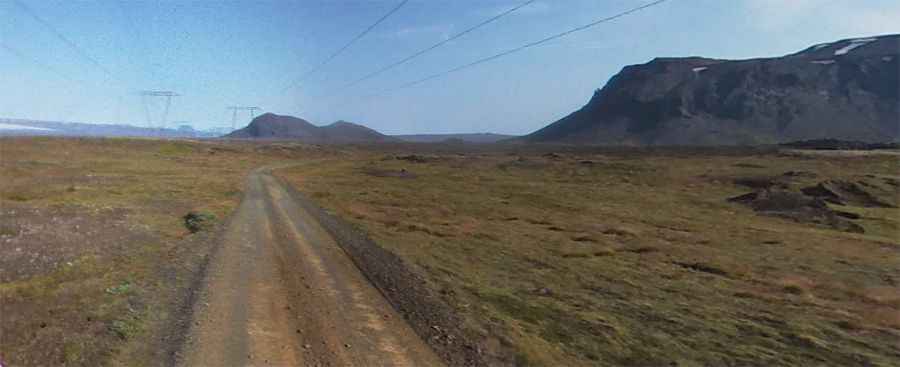 How long is F338 Road (Skjaldbreiðarvegur)?