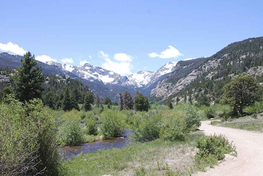 How long is Fern Lake Road in Rocky Mountain NP?