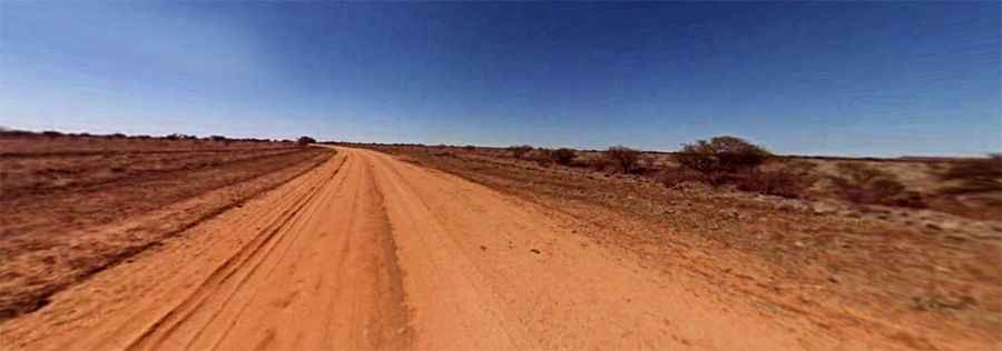 How long is Hughenden Muttaburra Road?