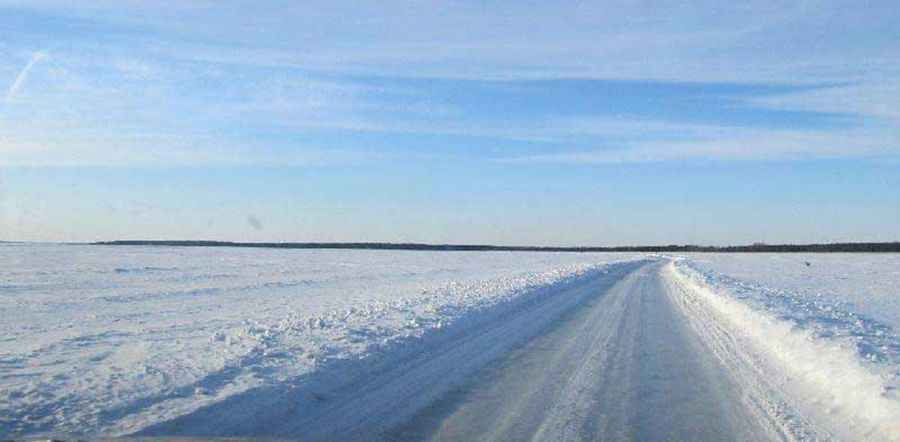 How long is Kihnu Ice Road?