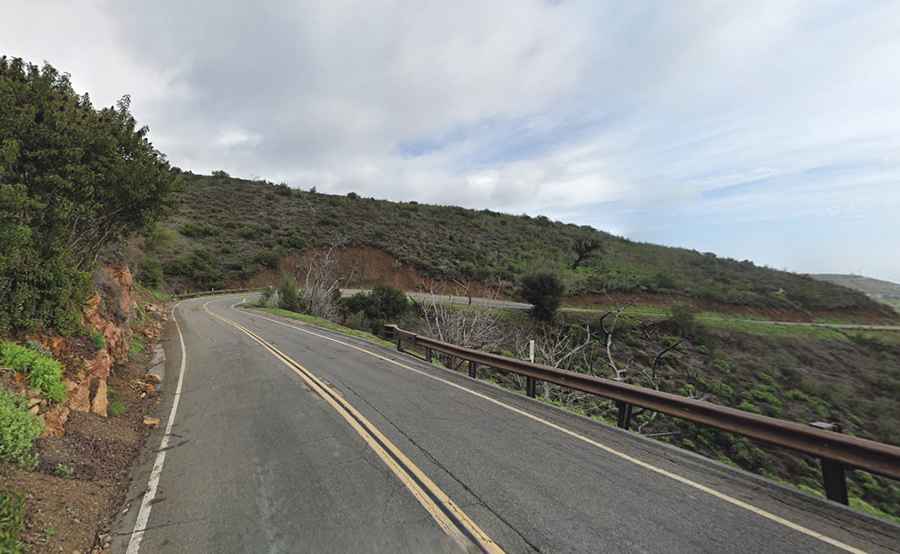 How long is Latigo Canyon Road?