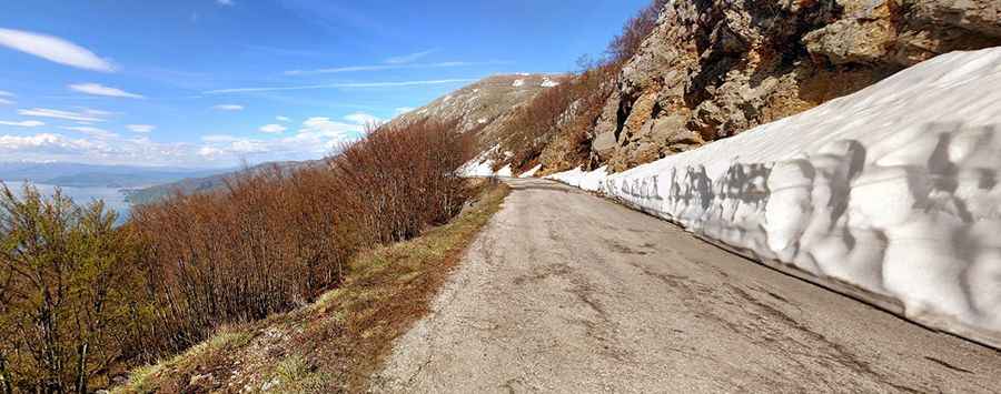 How long is P504 road in Macedonia?