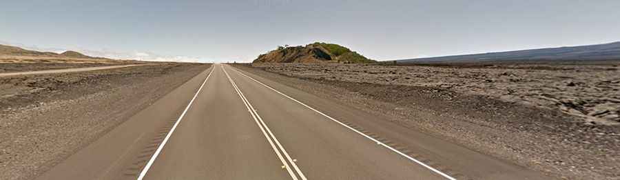 How long is Saddle Road in Hawaii?