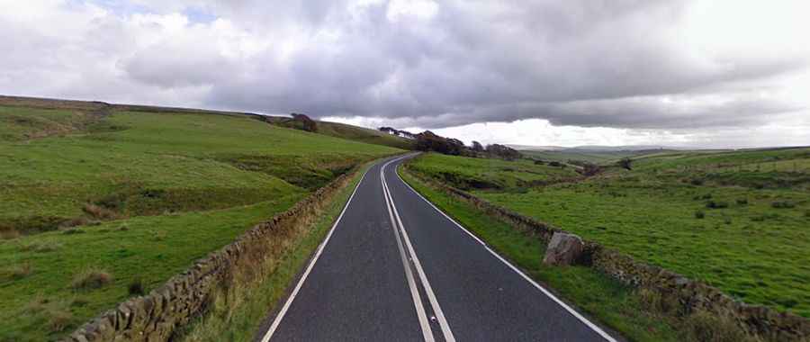 How long is the A682 road in England?