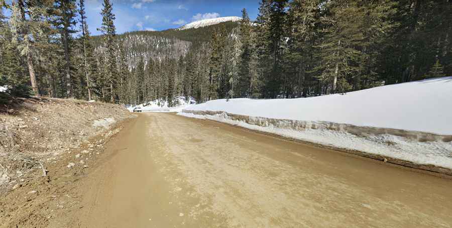 How long is the access road to Kachina Peak?