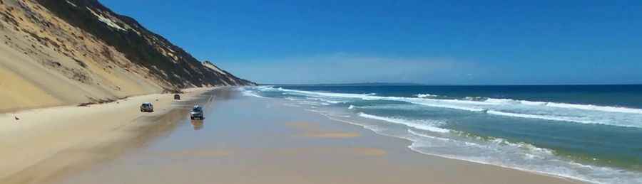 How long is the Cooloola Beach Drive?