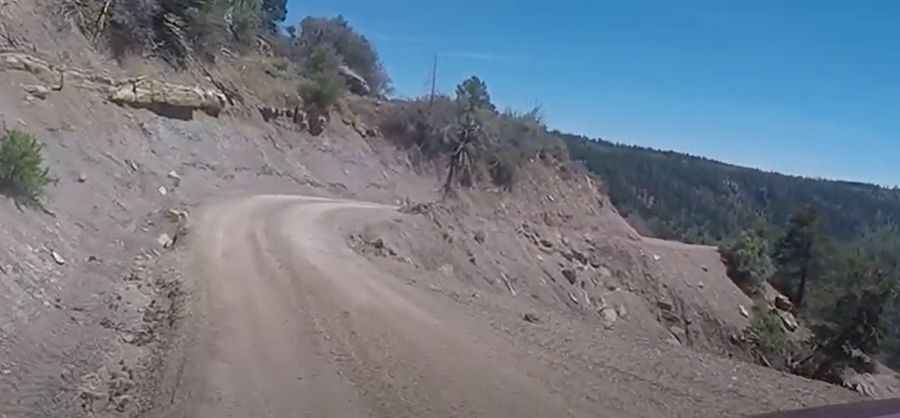 How long is the Elk Ridge Road Scenic Backway?