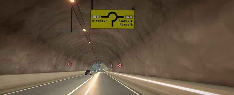 How long is the Eysturoyartunnilin?