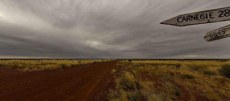 How long is the Gunbarrel Highway?