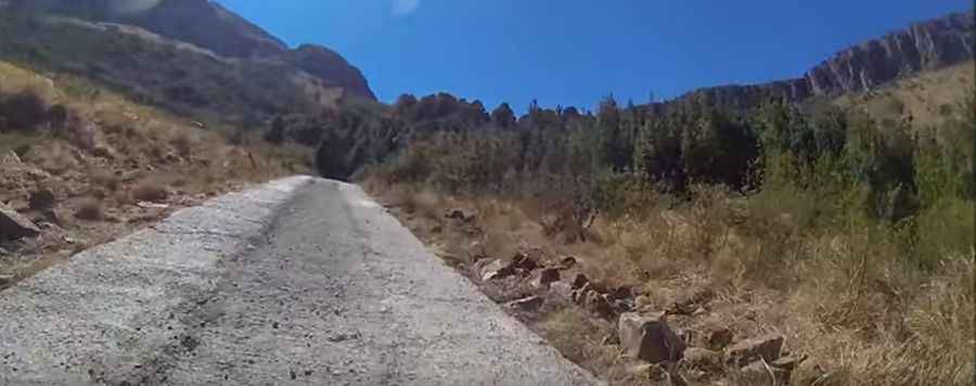 How long is the road to Platberg?