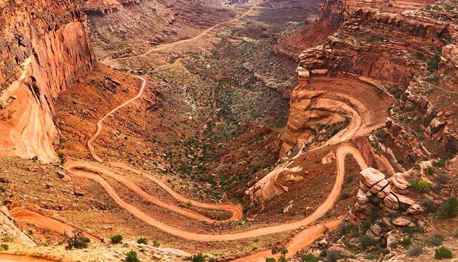 How long is the Shafer Trail?