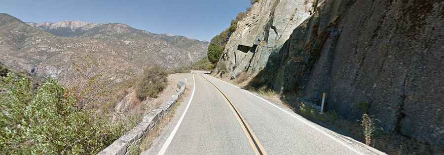 How many miles is the Kings Canyon Scenic Byway?