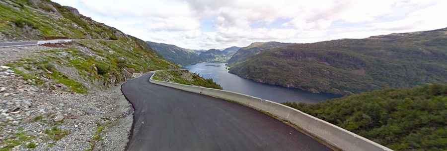 How to drive the scenic Ryfylke National Tourist?