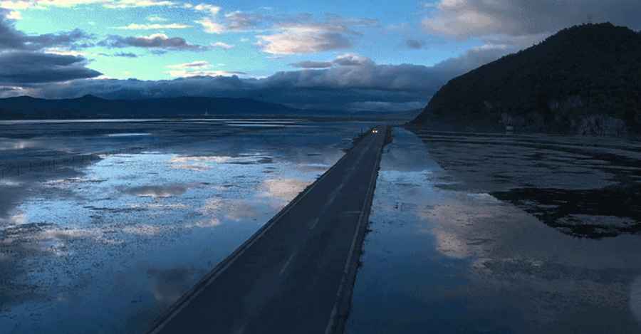 How to drive the seasonal Napa Lake Highway?