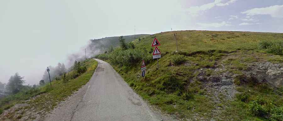 How to drive to Colle di Sampeyre in the Cottian Alps?