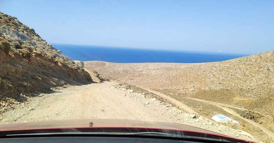 How to Get by Car to Kaminakia Beach on Astypalaia: A Road Worth Exploring