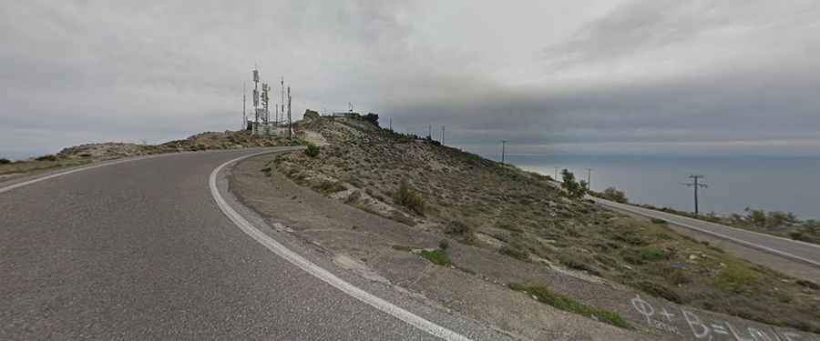 How to get by car to Mount Profitis Ilias, the highest road of Santorini?