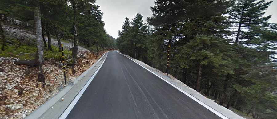 How to get by car to the summit of Mount Ainos in Kefalonia?