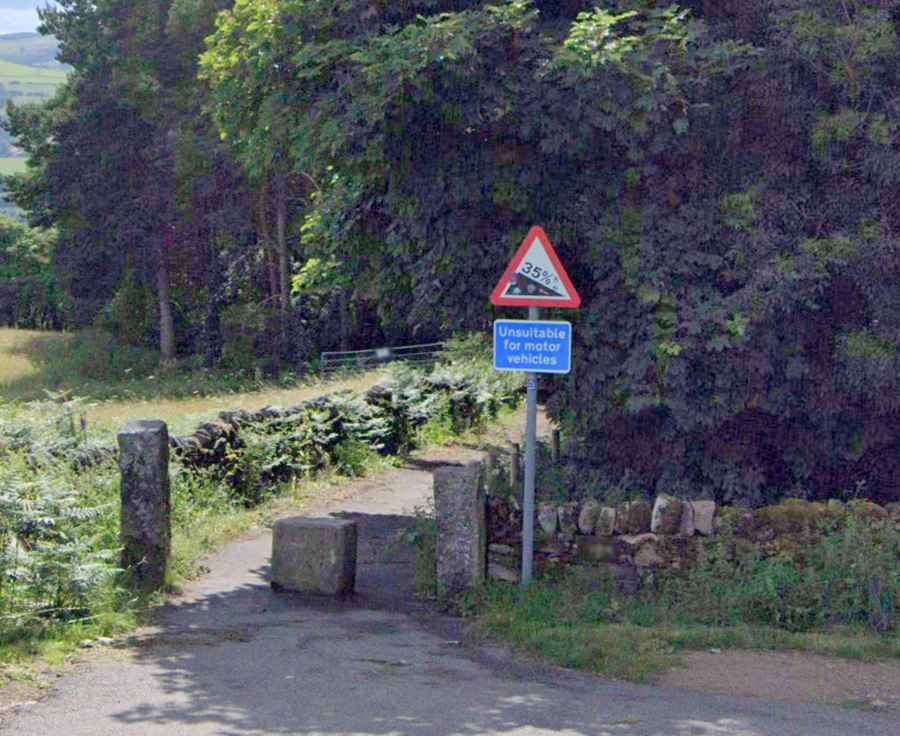 Is Bamford Clough in the Peak District the steepest road in England?