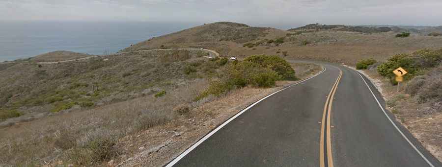 Is Corral Canyon Road in Malibu paved?