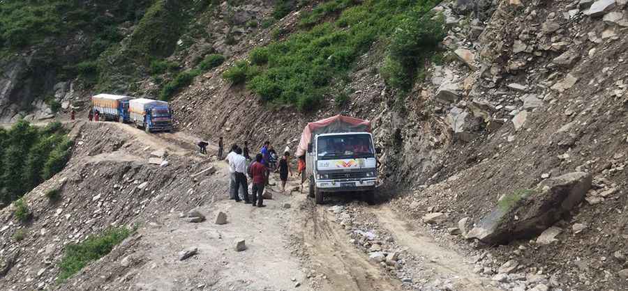 Is Karnali Highway in Nepal paved?
