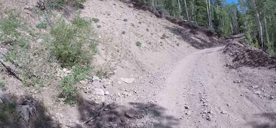 Is Nellie Creek Road in Colorado unpaved?