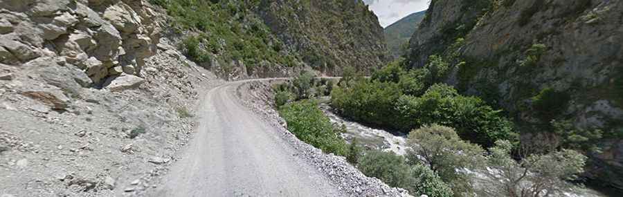 Is SH71 in Albania paved?