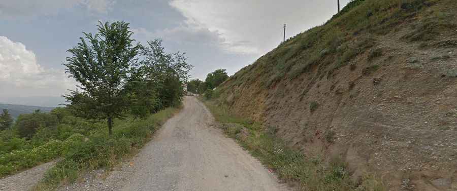 Is the Albanian SH36 road unpaved?
