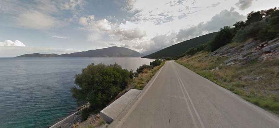 Is the road from Agia Effimia to Karavomylos paved?
