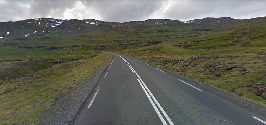 Is the road through Fjarðarheiði paved?