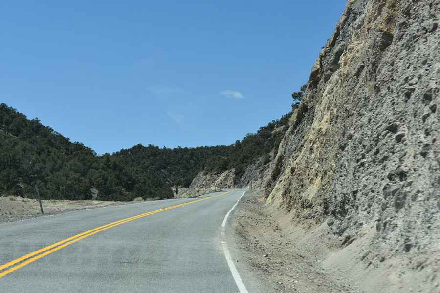 Is the road to Anchorite Pass paved?