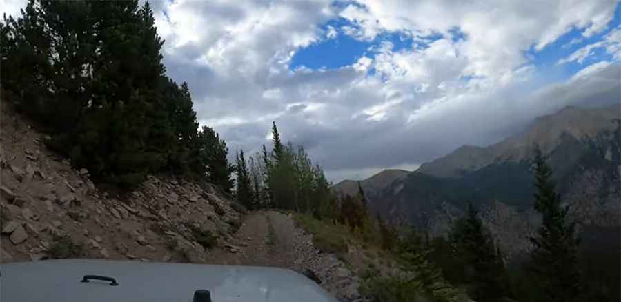 Is the road to Boulder Mountain unpaved?