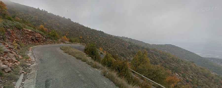 Is the road to Coll d'Ares difficult to drive?