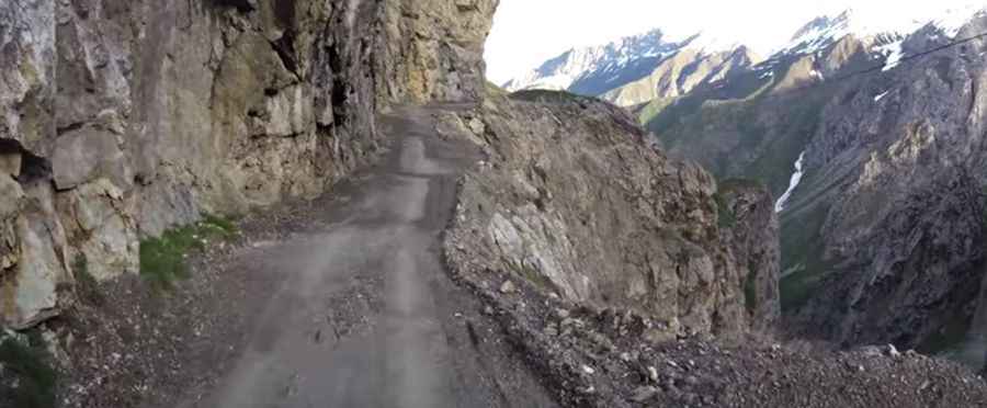 Is the road to Khaburabot Pass paved?